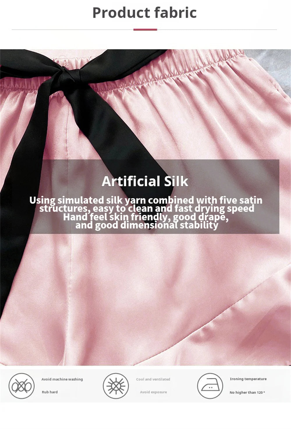Women’s Satin Pajama Set | V-Neck Sleeveless Top with Ruffled Edges & Bow Shorts