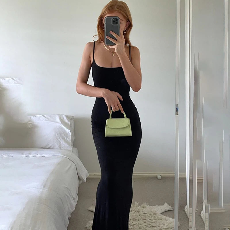 Sexy Backless Bodycon Women Maxi Dress | Sleeveless Club Dress Summer