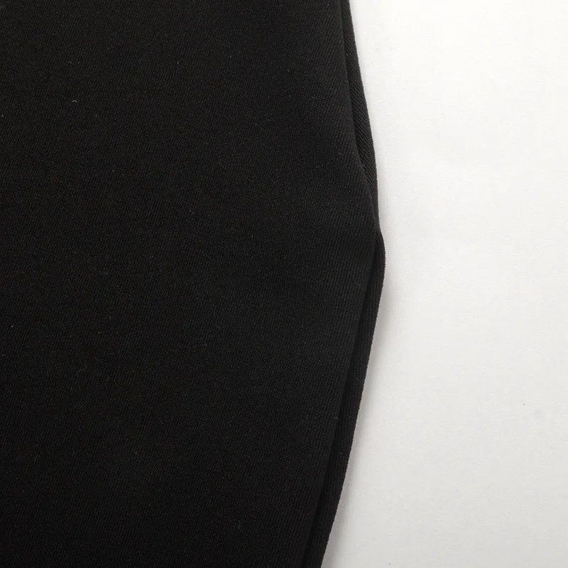 Summer Black Backless Bodycon Dress | Sleeveless Spaghetti Strap Slim Fit Party Dress