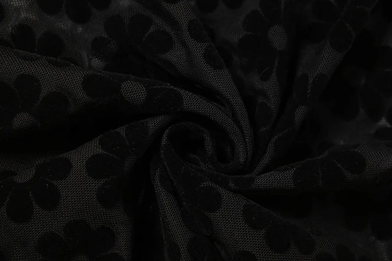 Hollow Out Strapless Knit Dress | Sexy Floor-Length Clubwear for Women