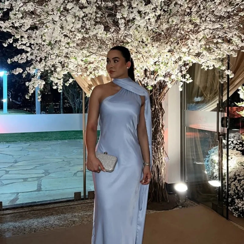 Backless Halter Maxi Dress | Summer 2025 Slim Fit Gown for Women