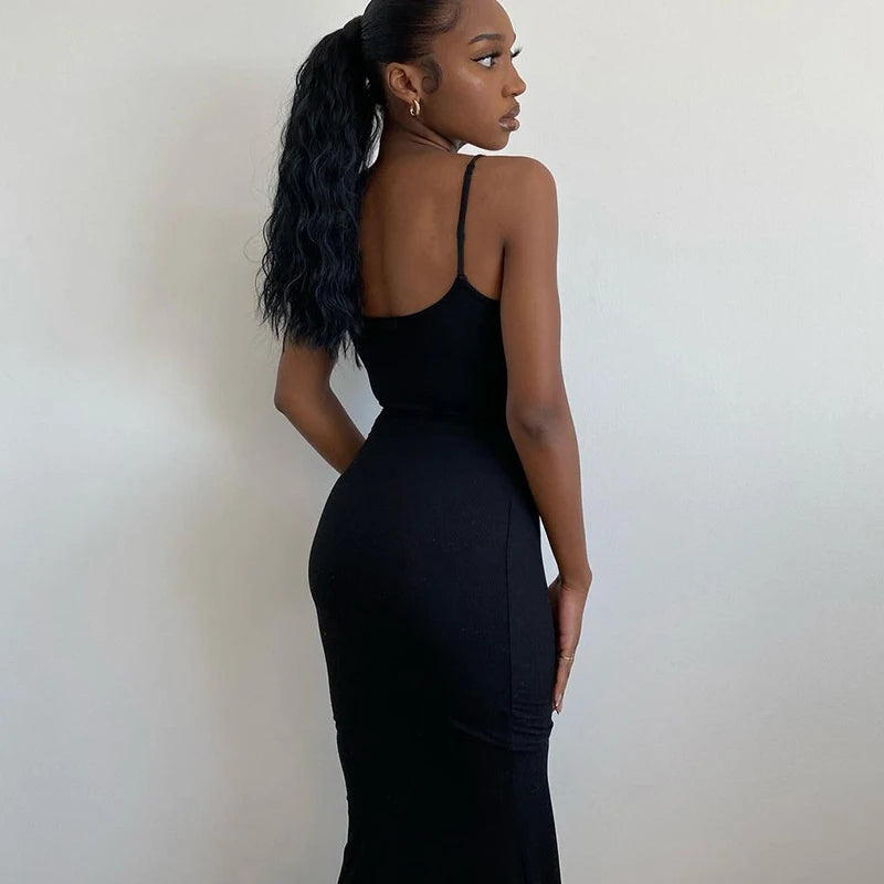 Sexy Backless Bodycon Women Maxi Dress | Sleeveless Club Dress Summer
