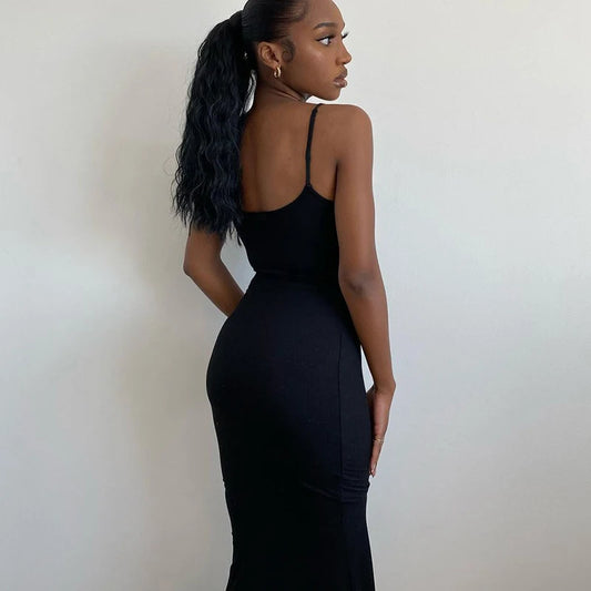 Sexy Backless Bodycon Women Maxi Dress | Sleeveless Club Dress Summer